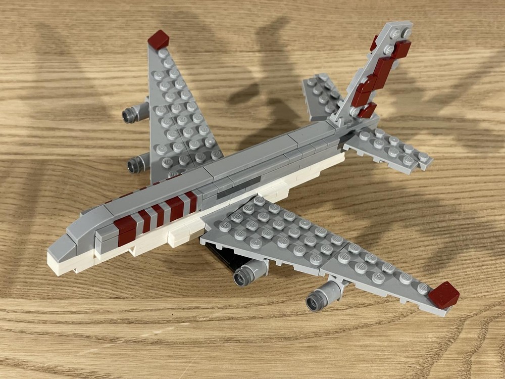 Lego Airbus A380 Qatar Airways livery