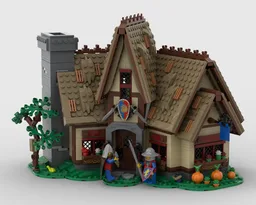 Medieval Inn (Santa's Visit 10293 Mod)
