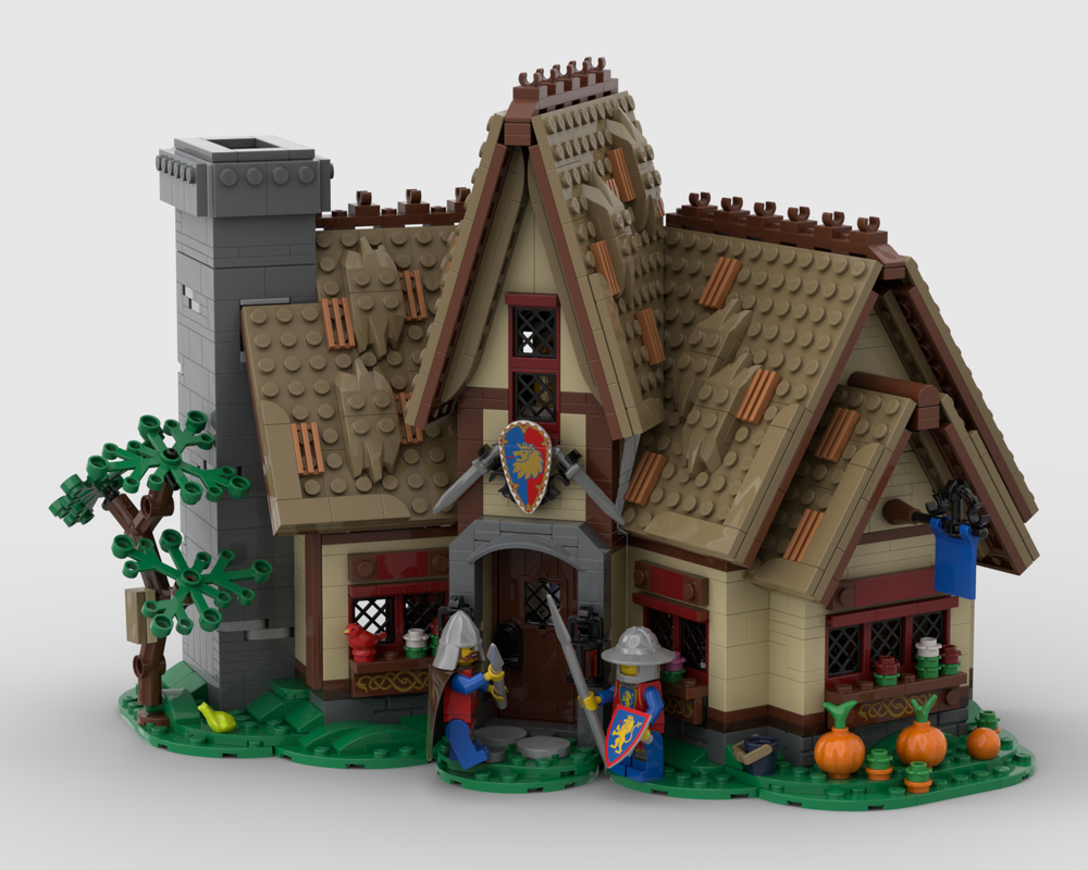 Lego Medieval Inn (Santa's Visit 10293 Mod)