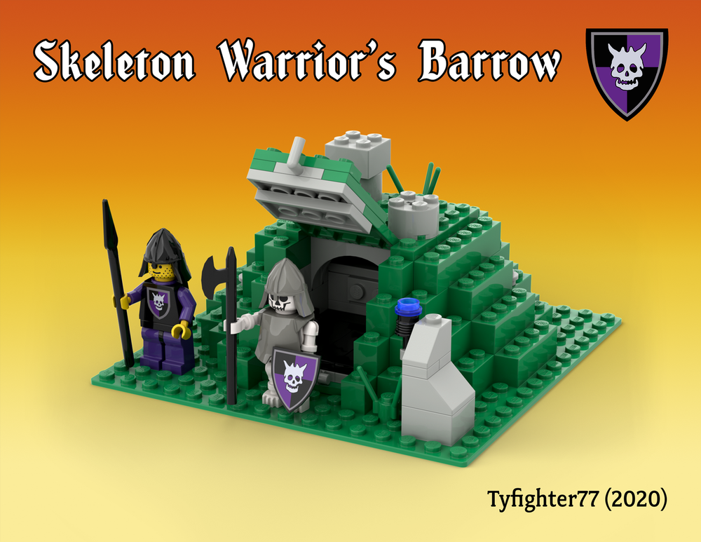 Lego Skeleton Warrior's Barrow