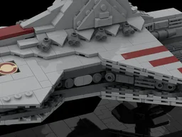 Venator-Class Republic Attack Cruiser with Stand
