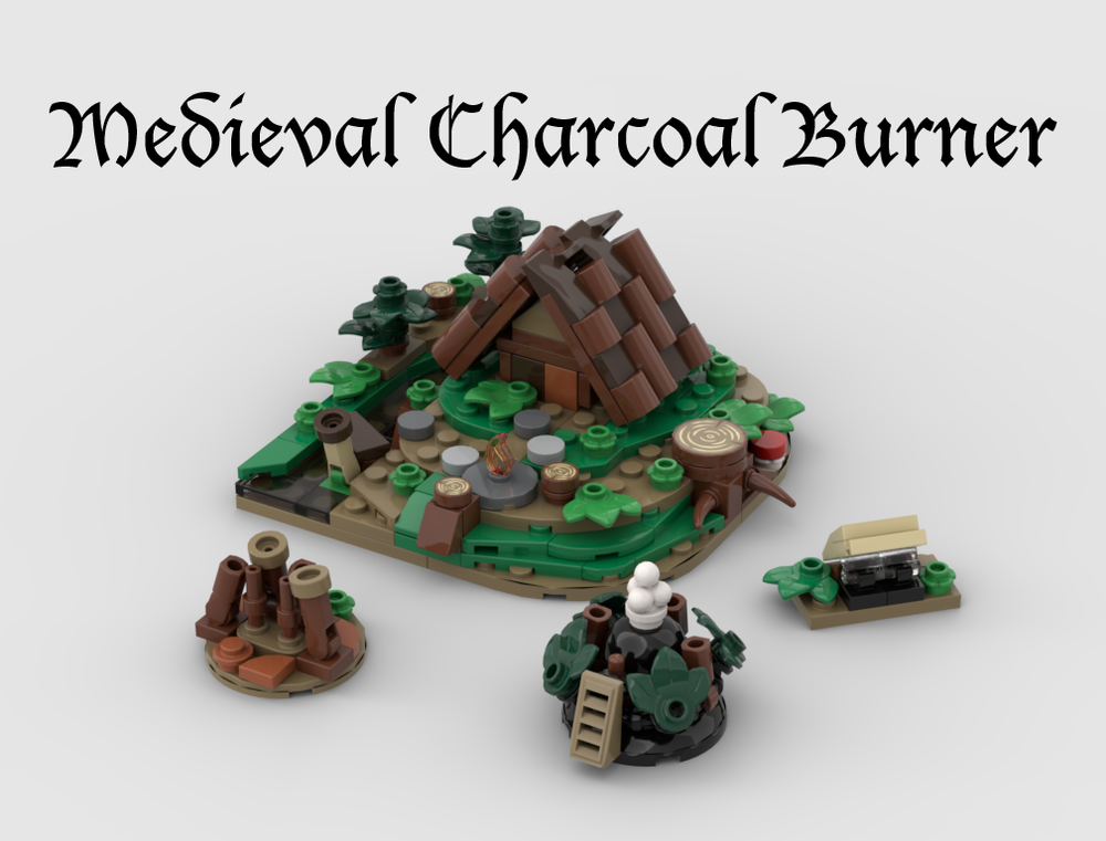 Lego Medieval Charcoal Burner - Expansion for Mini Blaustein Castle