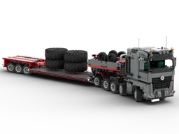 Full RC "Arocs SLT" Truck & Gooseneck Lowbed Trailer