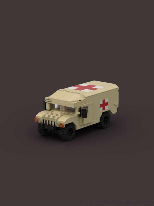Lego U.S Army Medical Humvee