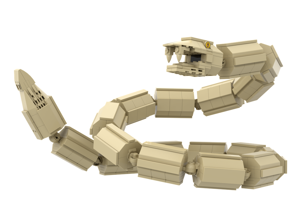 Lego Wooden Snake