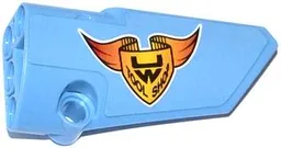 Technic, Panel Fairing # 4 Small Smooth Long, Side B with Emblem with 'UW' and 'TOOL SHOP' Pattern (Sticker) - Set 42022