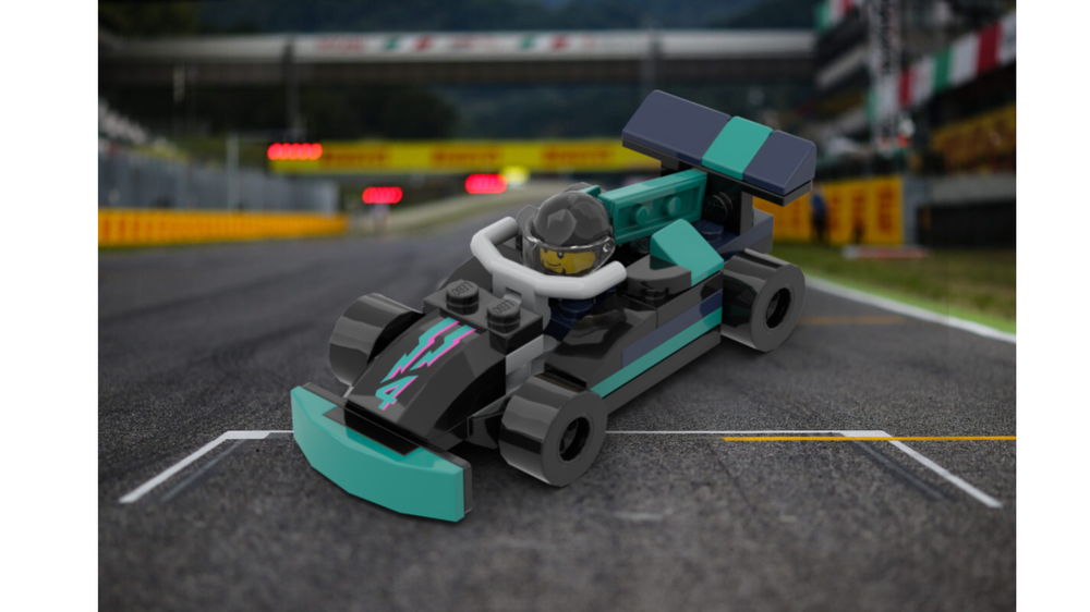 Lego 60400 f1 Mercedes car