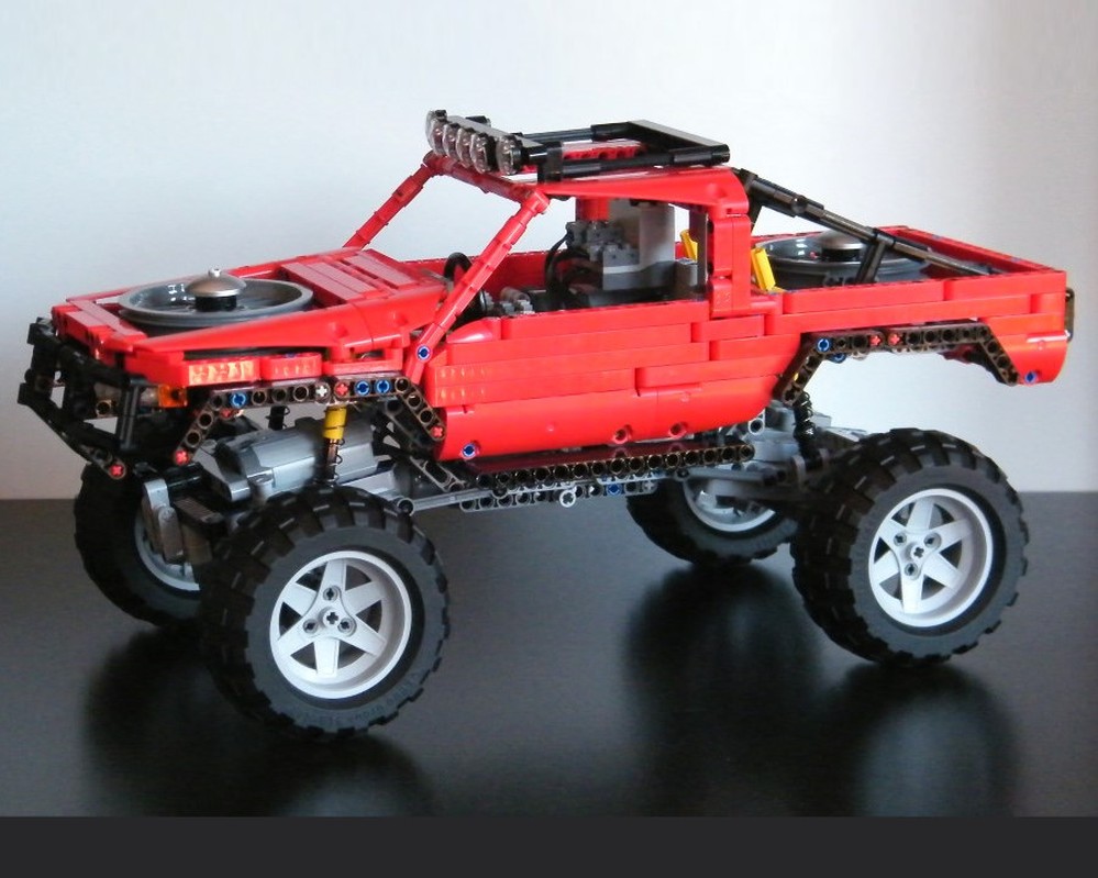 Lego Trophy Truck With Continuously Variable Transmission