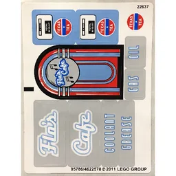 Sticker Sheet for Set 8487-1 / [No Color/Any Color]