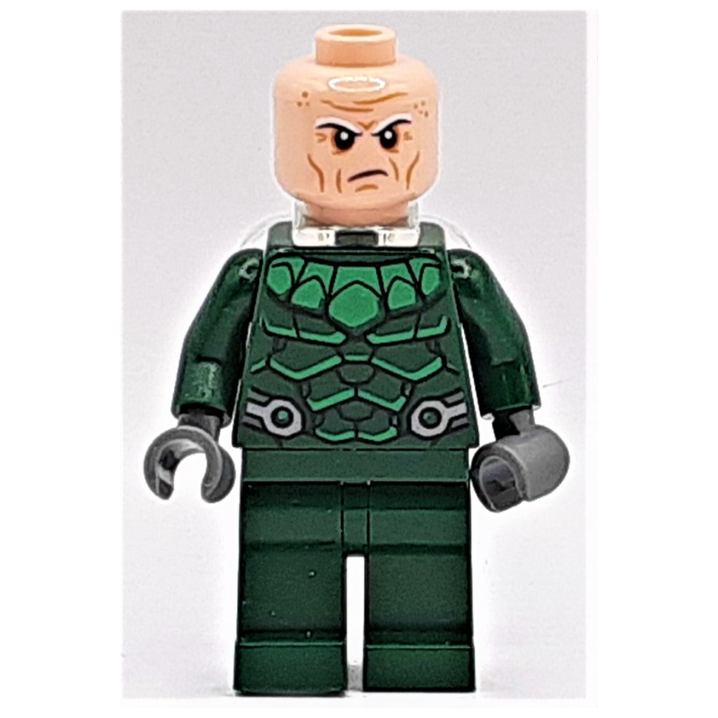 Lego Vulture in Dark Green Outfit with Neck Bracket