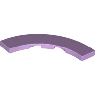 Tile 4 x 4 Curved, Macaroni / Lavender