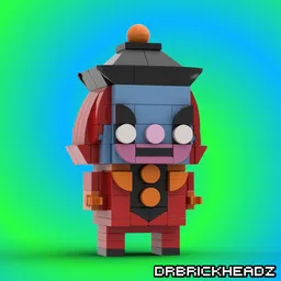 Ghost Clown (Scooby Doo) Custom Brickheadz