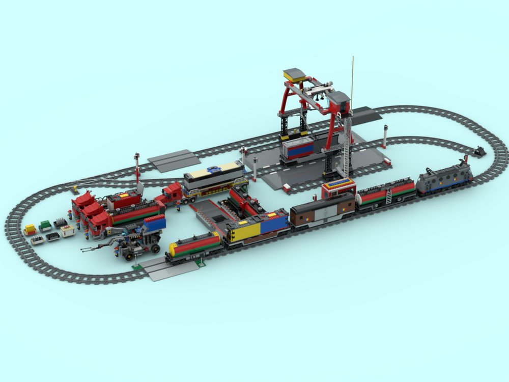 Lego Romanian Cargo Train