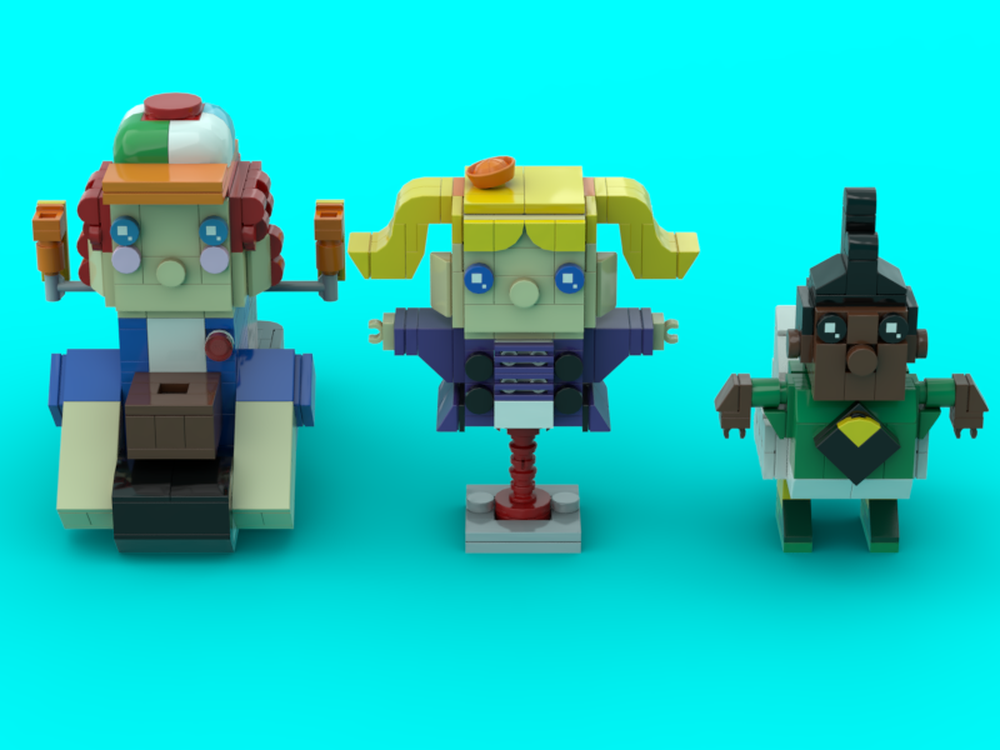 Lego Disrespectoids Brickheadz Set 1