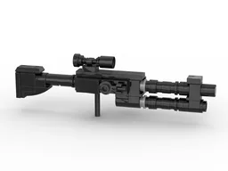 E-22 reciprocating double-barreled blaster rifle