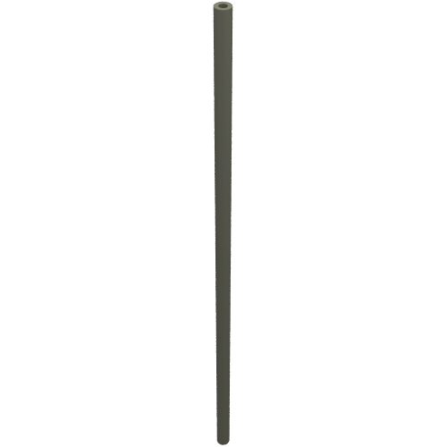 Lego Hose Rigid 3mm D. 15L / 12cm / Dark Gray
