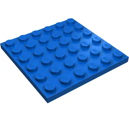 Plate 6 x 6 / Blue