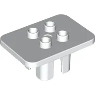 Duplo Table 3 x 4 x 1 1/2 with 4 Top Studs / White
