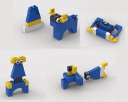 11011 Bull and Destructible Cone Homemade 3in1