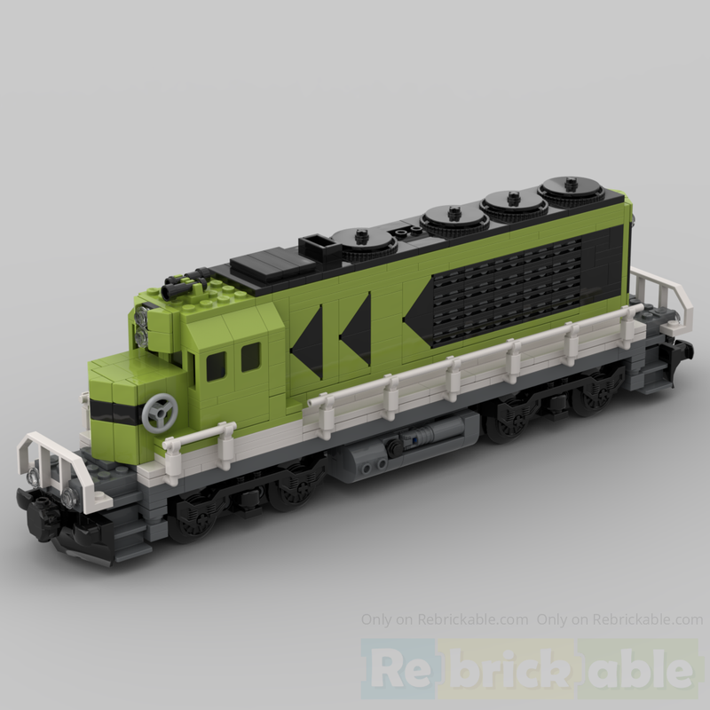 Lego Diesel cargo locomotive train for 60337