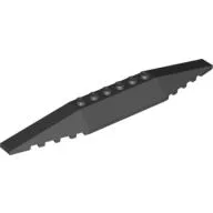 Brick Wedged, Sloped 2 x 16 Triple / Black