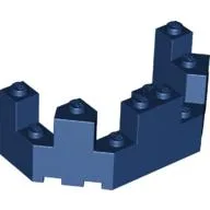 Castle Turret Top 4 x 8 x 2 1/3 / Dark Blue