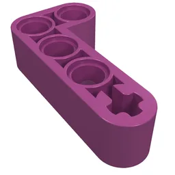 Technic Beam 2 x 4 L-Shape Thick / Magenta