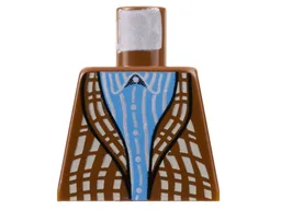Torso Harry Potter Cardigan Sweater over Blue Striped Shirt Pattern