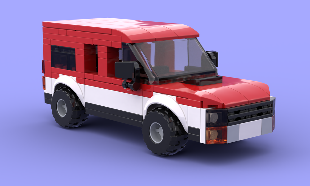 Lego SUV build