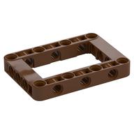 Lego Technic Beam Frame 5 x 7 with 3 x 5 Opening Thick / Reddish Brown