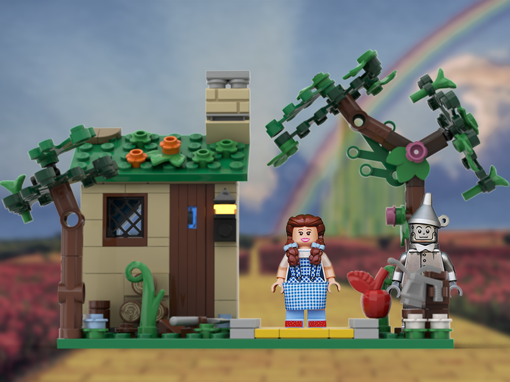 Lego Tin Man - Yellow Brick Road