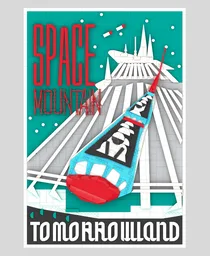 Space Mountain poster instructions
