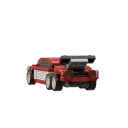Red racer limousine