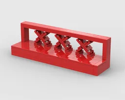 Upscaled 1x4x1 fence