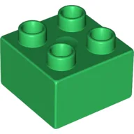 Duplo Brick 2 x 2 / Green