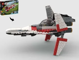 Alpha-3 Nimbus V-Wing Starfighter - Alternate Build of 75388 Bob's Starfighter