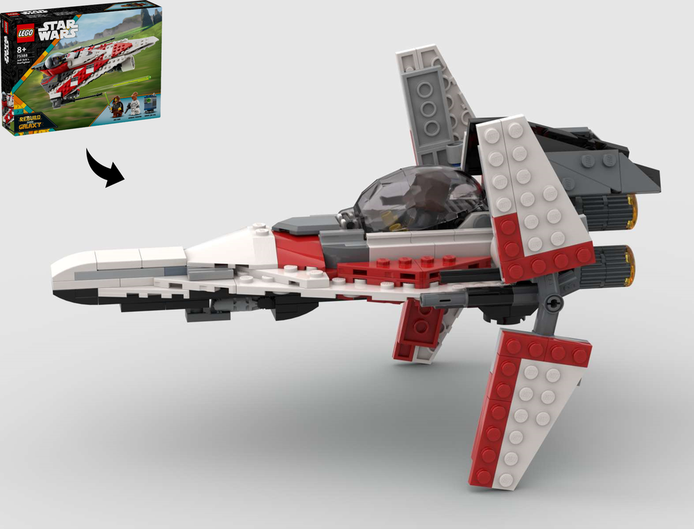 Lego Alpha-3 Nimbus V-Wing Starfighter - Alternate Build of 75388 Bob's Starfighter