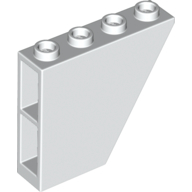 Lego Brick Sloped Inverted 60° 1 x 4 x 3 / White