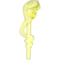 Lego Weapon Staff (Snake) / Trans-Neon Green