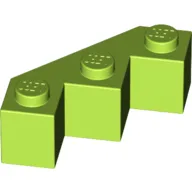 Brick Wedged 3 x 3 Facet / Lime