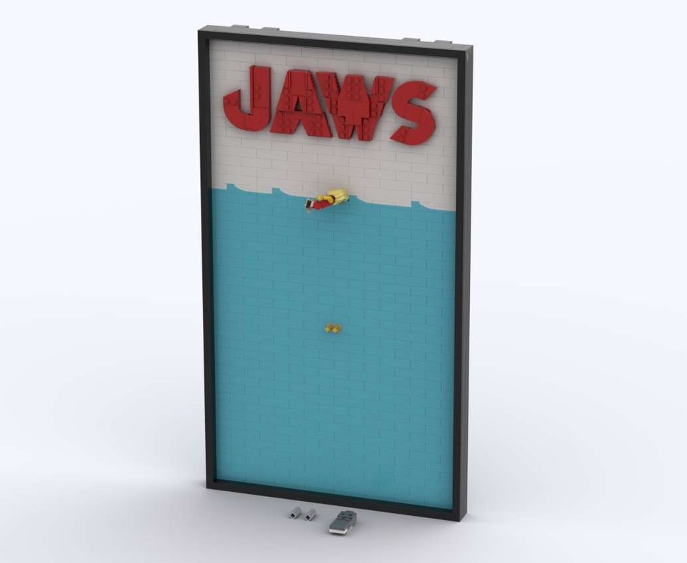 Lego JAWS Digital Poster
