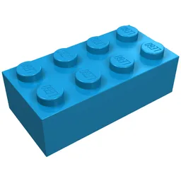 Brick 2 x 4 / Dark Azure