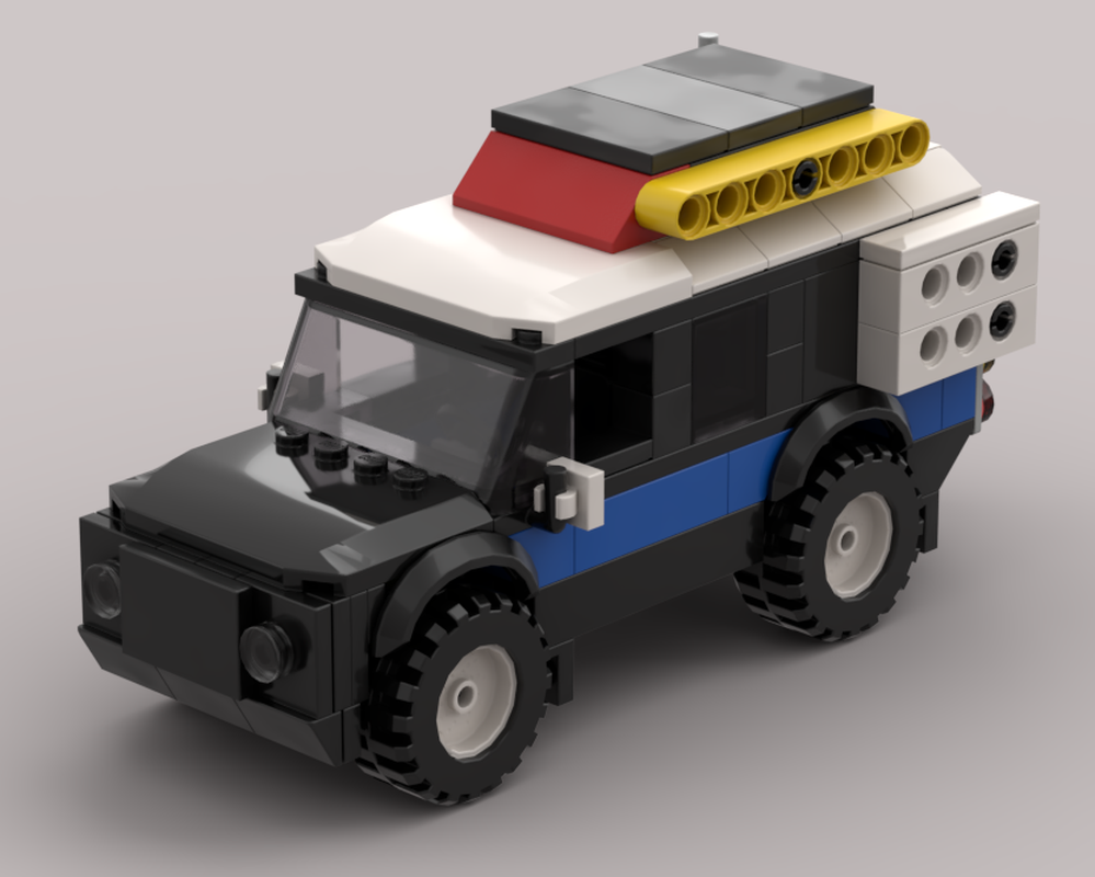 Lego Land rover Defenders 6 wide