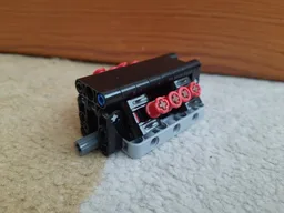 V8 piston engine (5x8x7 studs)