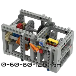 0-60-80-120 Four speed gearbox w GBC optimized rpms