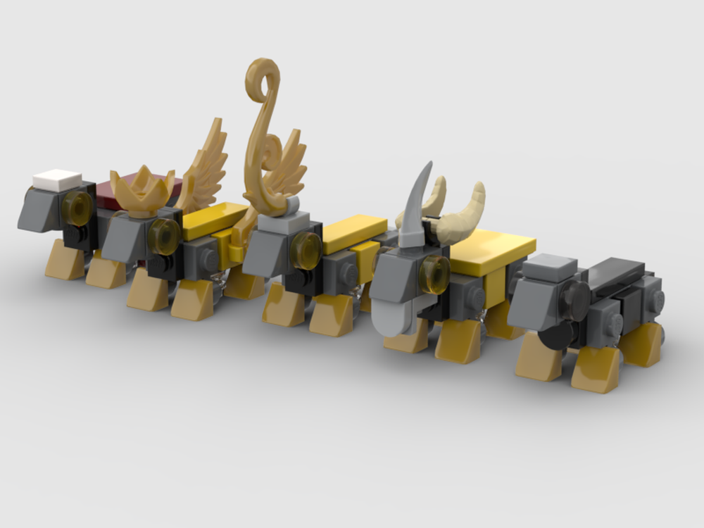 Lego Pony Pantheon of Death Prototypes