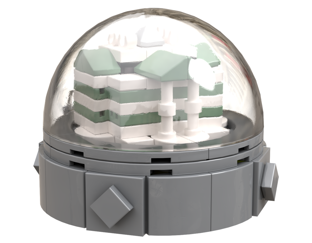 Lego Haunted Mansion Snow Globe
