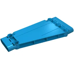 Technic Panel 5 x 11 x 1 Tapered / Dark Azure