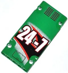 Technic, Panel Plate 5 x 11 x 1 with Grilles, '24-7' and Hatch Pattern Model Right Side (Sticker) - Set 42008