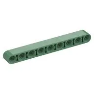 Technic Beam 1 x 9 Thick / Sand Green